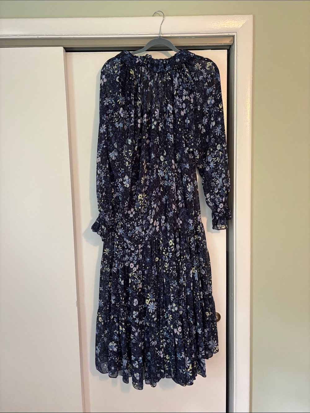 Free People Feeling Groovy Navy Floral Maxi Dress - Picture 5 of 5